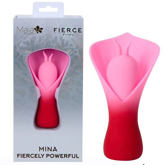 Maia MINA - /Pink USB Rechargeable Fluttering Flower Stimulator - Pleasure Den