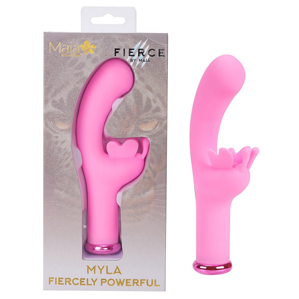 Maia MYLA - 15.9 cm USB Rechargeable Butterfly Vibrator - Pleasure Den