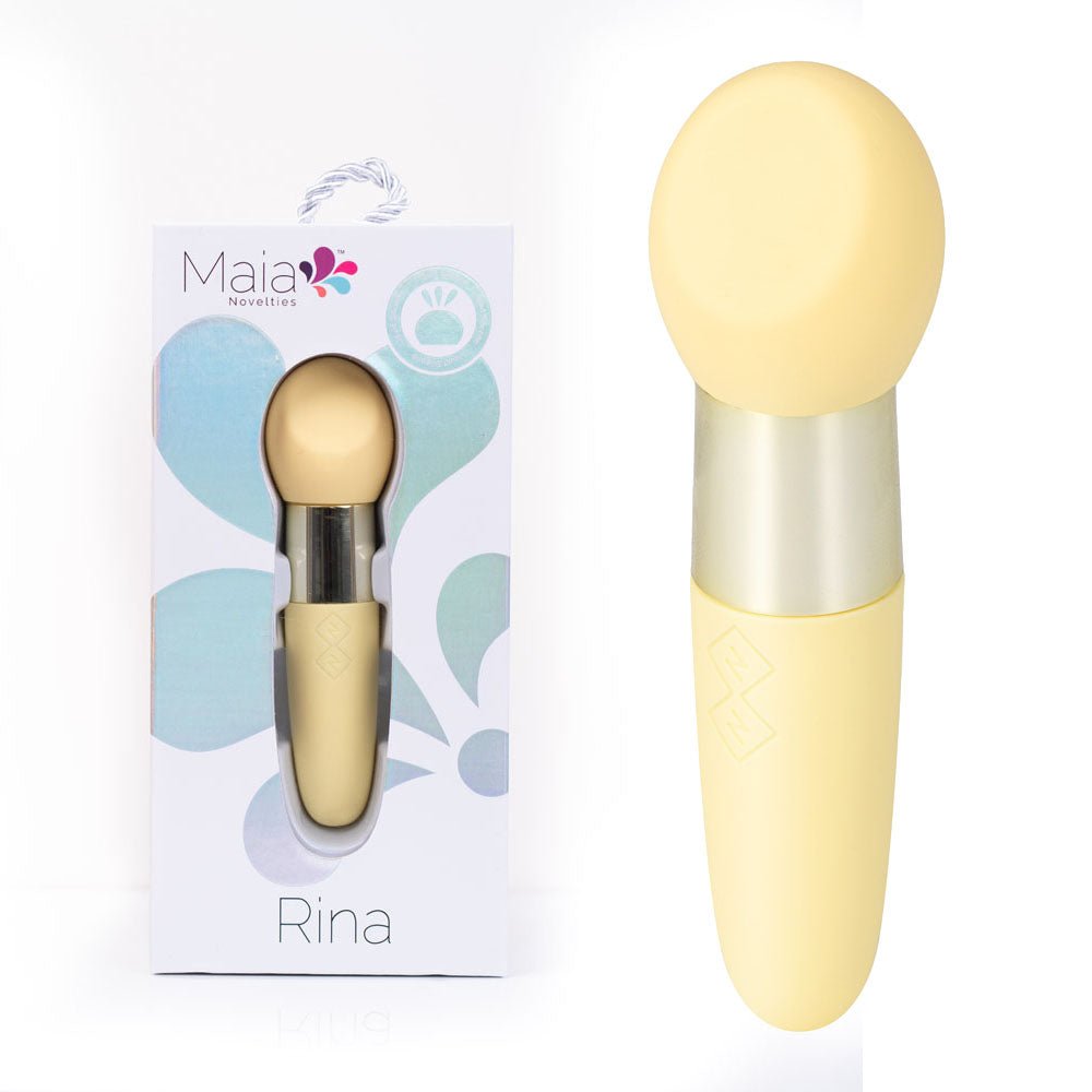 Maia RINA - 13.3 cm USB Rechargeable Vibrator - Pleasure Den