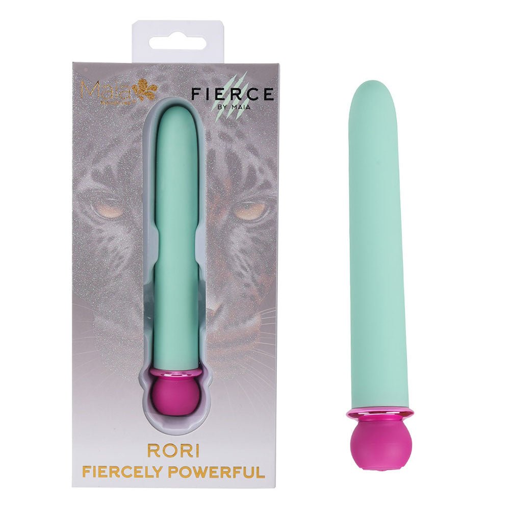 Maia RORI - Teal - Teal 15.2 cm USB Rechargeable XL Bullet - Pleasure Den