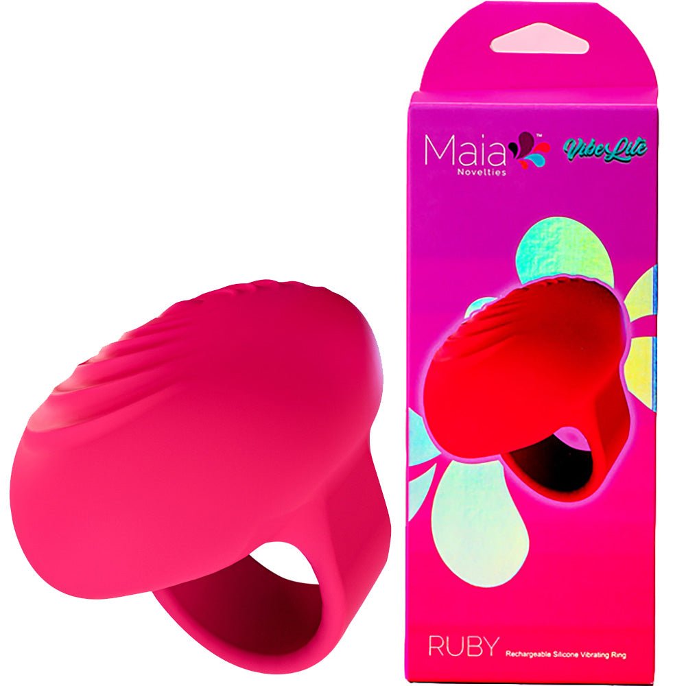 Maia RUBY - USB Rechargeable Finger Stimulator - Pleasure Den