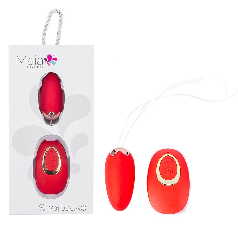 Maia SHORTCAKE - USB Rechargeable Vibrating Egg with Wireless Remote - Pleasure Den