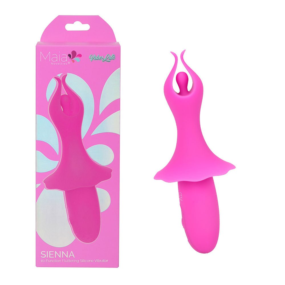 Maia SIENNA - 15.2 cm USB Rechargeable Fluttering Bullet - Pleasure Den