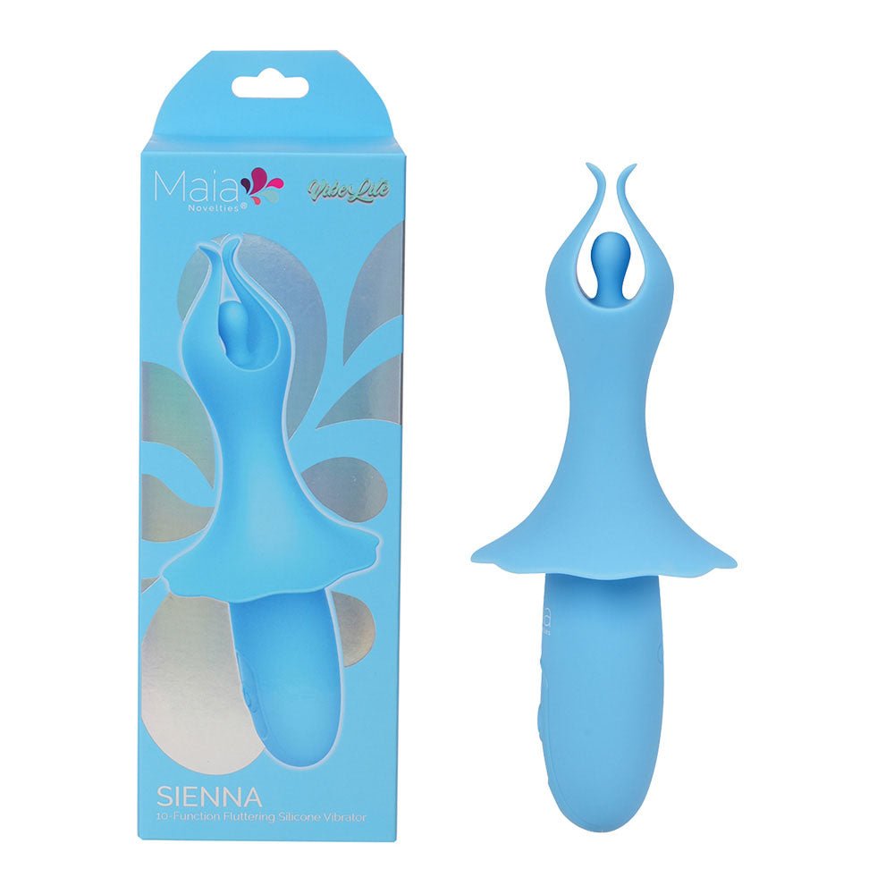 Maia SIENNA - 15.2 cm USB Rechargeable Fluttering Bullet - Pleasure Den