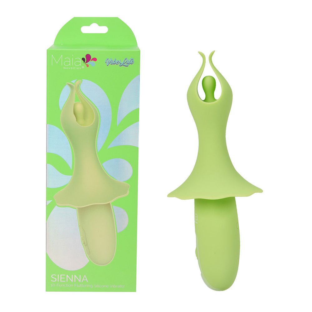 Maia SIENNA - 15.2 cm USB Rechargeable Fluttering Bullet - Pleasure Den