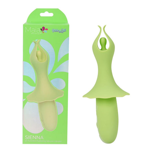 Maia SIENNA - 15.2 cm USB Rechargeable Fluttering Bullet - Pleasure Den