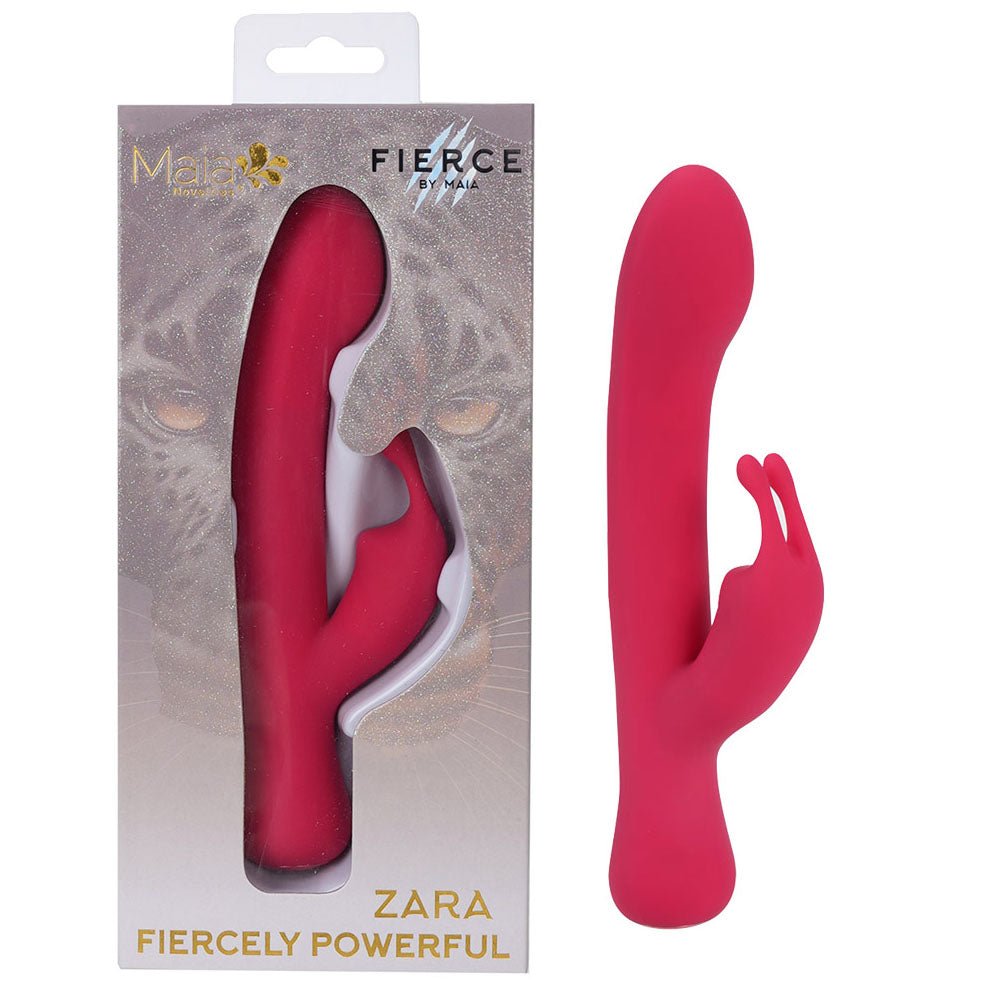 Maia ZARA - 17.1 cm USB Rechargeable Rabbit Vibrator - Pleasure Den