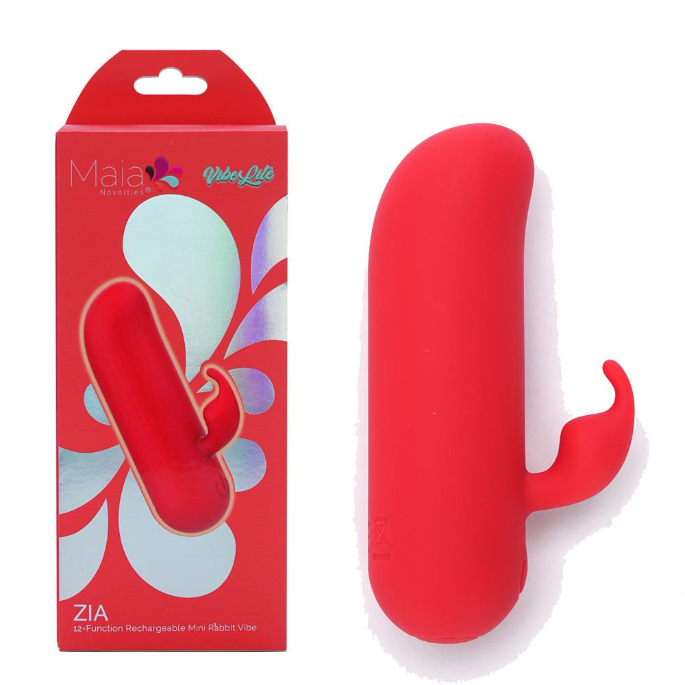 Maia ZIA - 7.6 cm USB Rechargeable Mini Bullet Rabbit - Pleasure Den
