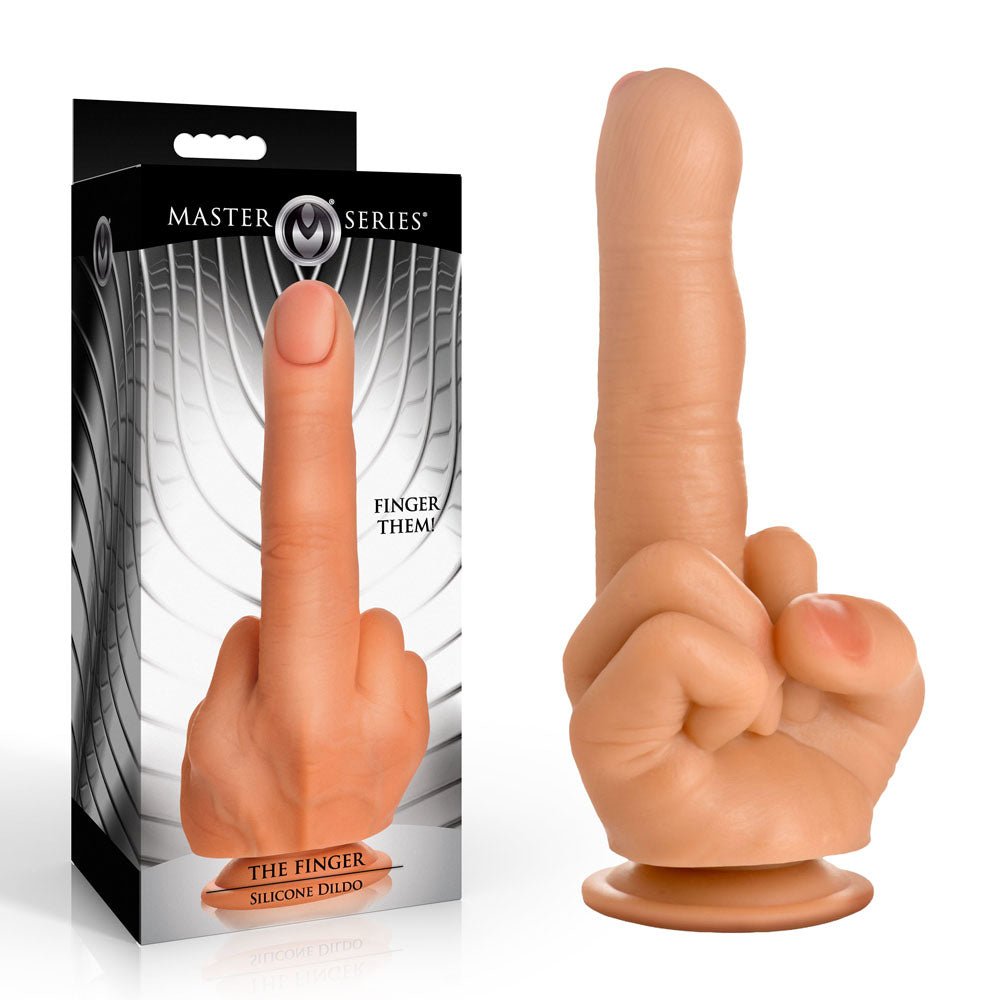 Master Series The Finger - 21.3 cm Giant Finger Dildo - Pleasure Den