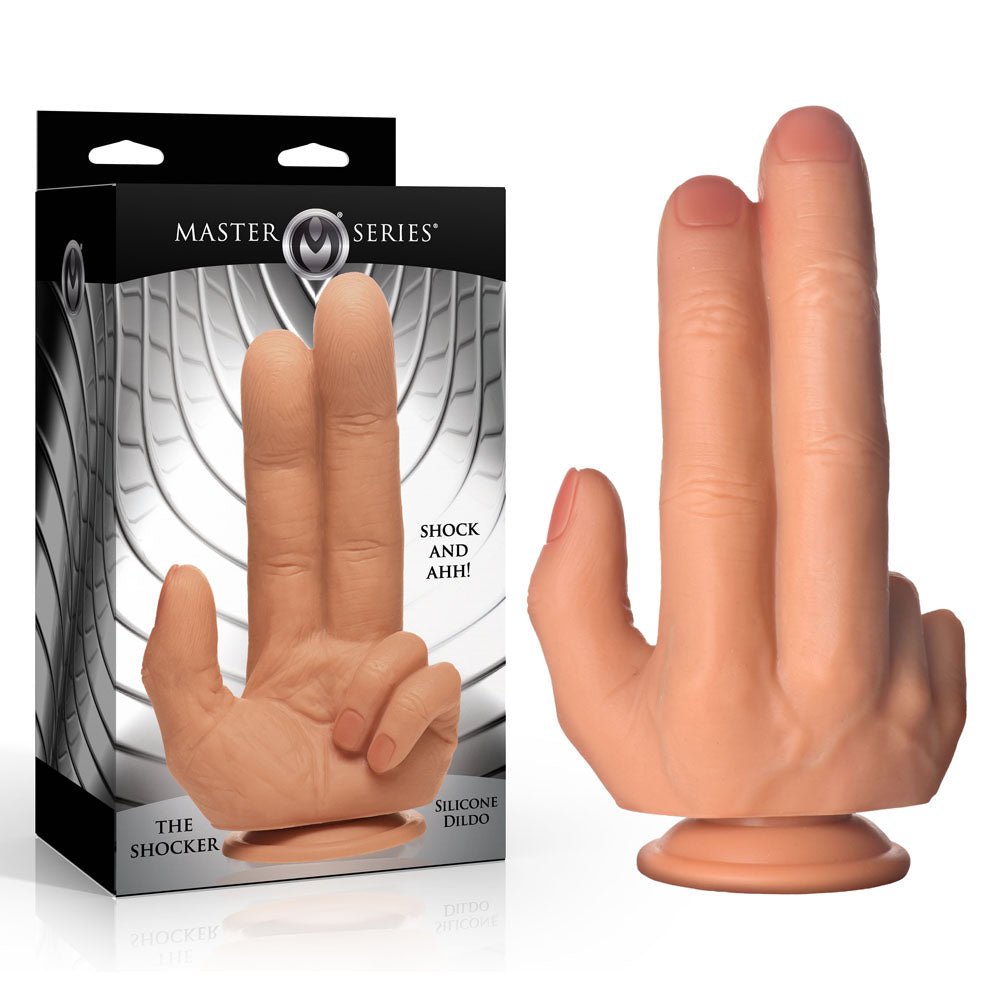 Master Series The Shocker - 20.8 cm Finger Dildo - Pleasure Den