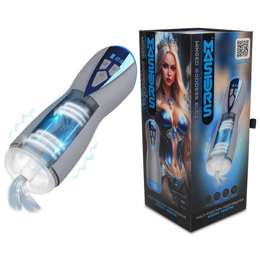 MASTURS Eloa - USB Rechargeable Sucking & Vibrating Auto Stroker with Augmented Reality - Pleasure Den