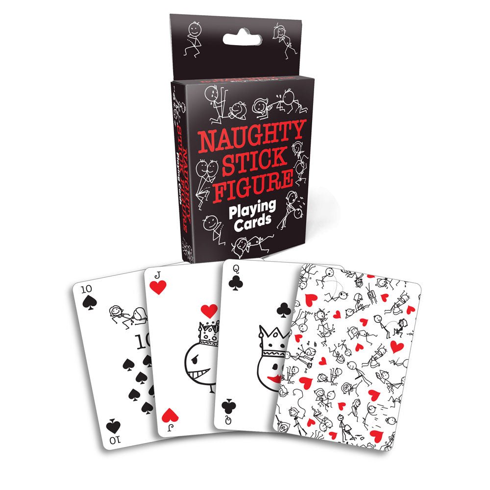 Naughty Stick Figure Playing Cards - Novelty Playing Cards - Pleasure Den