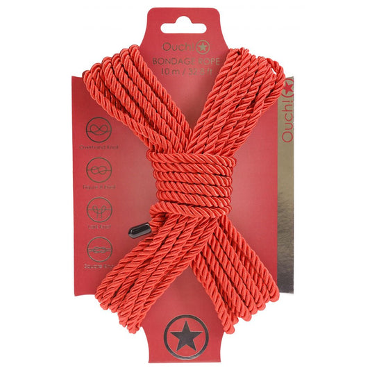 OUCH! Bondage Rope - 10 M - Nylon Bondage Rope - 10 metre Length - Pleasure Den