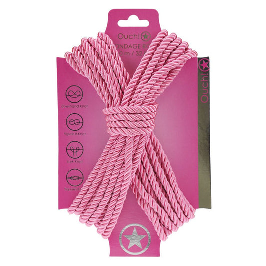 OUCH! Bondage Rope - 10 M - Nylon Bondage Rope - 10 metre Length - Pleasure Den
