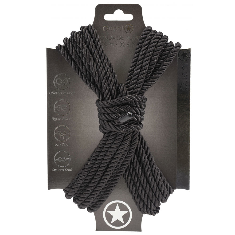OUCH! Bondage Rope - 10 M - Nylon Bondage Rope - 10 metre Length - Pleasure Den