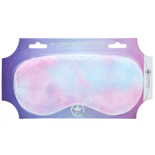 OUCH! Fluffy Mask - Multicolor 2 - Fluffy Eye Mask - Pleasure Den