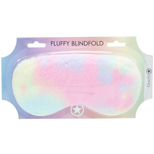 OUCH! Fluffy Mask - Multicolour 1 - Fluffy Eye Mask - Pleasure Den
