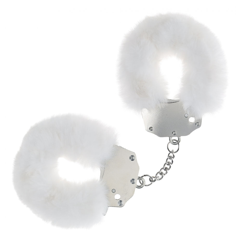 OUCH! Heavy-Duty Fluffy Cuffs - Fluffy Restraints - Pleasure Den