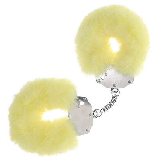 OUCH! Heavy-Duty Fluffy Cuffs - Fluffy Restraints - Pleasure Den