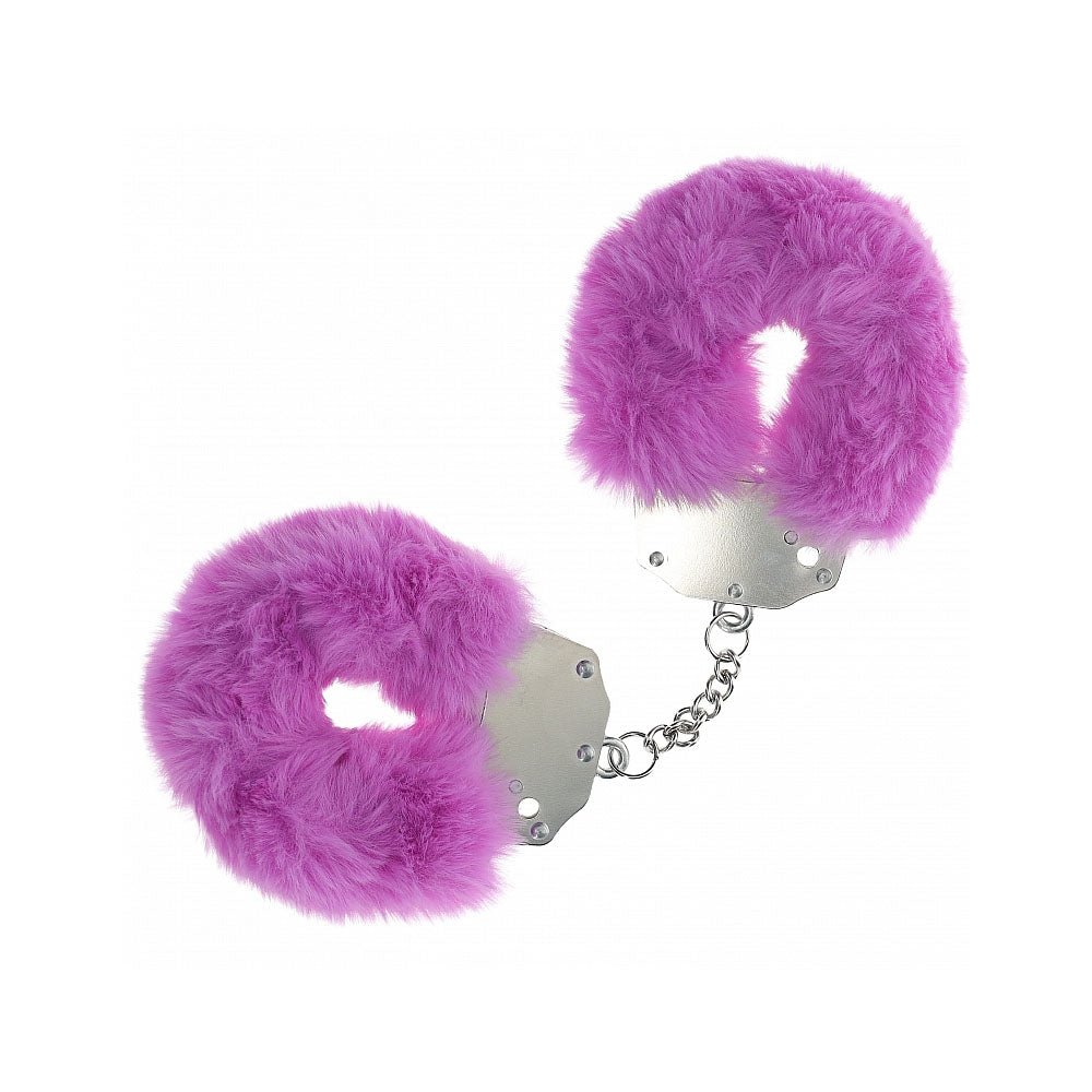 OUCH! Heavy-Duty Fluffy Cuffs - Fluffy Restraints - Pleasure Den