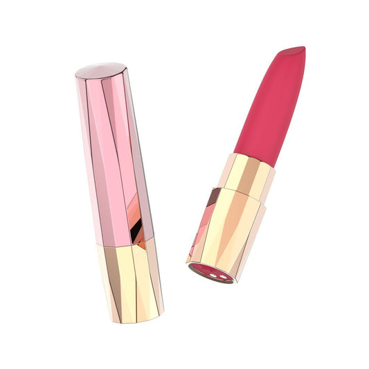 Passion Play Rechargeable Lipstick Vibe - /Gold 9.6 cm USB Rechargeable Lipstick Bullet Vibrator - Pleasure Den