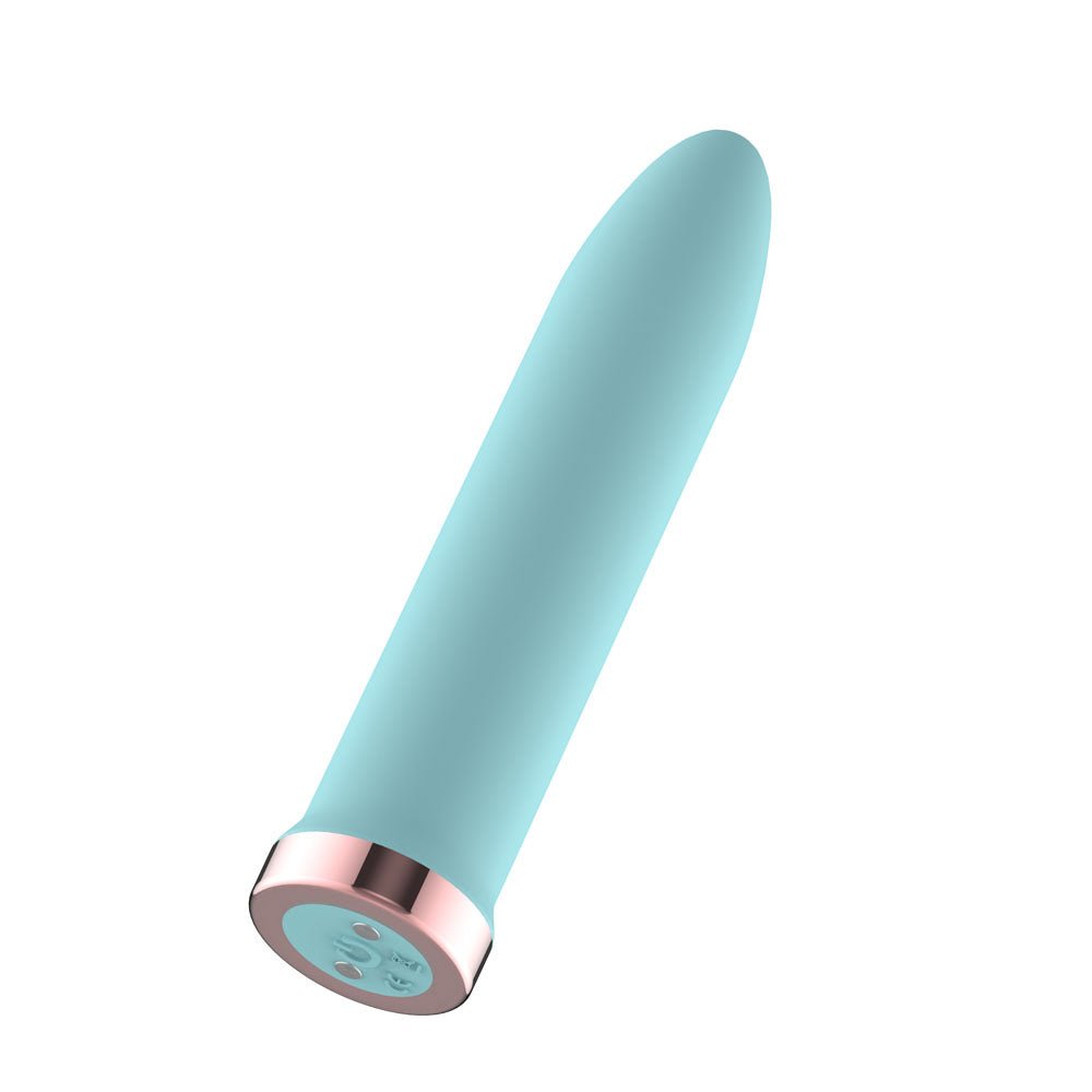 Passion Play Rechargeable Vibrating Bullet - 9.8 cm USB Rechargeable Bullet - Pleasure Den