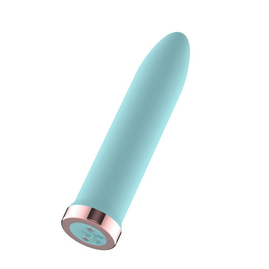 Passion Play Rechargeable Vibrating Bullet - 9.8 cm USB Rechargeable Bullet - Pleasure Den