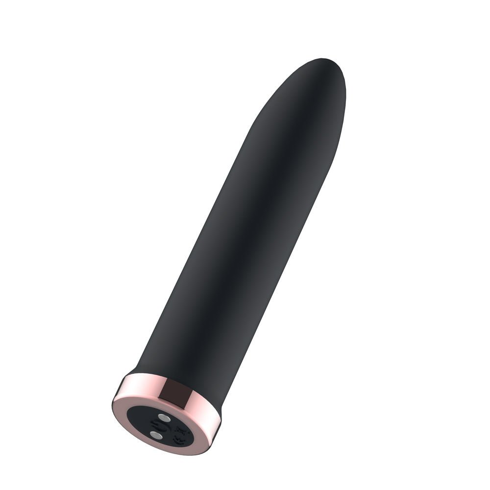 Passion Play Rechargeable Vibrating Bullet - 9.8 cm USB Rechargeable Bullet - Pleasure Den