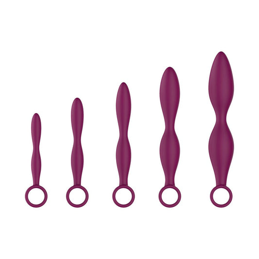 Passion Play Silicone Dilator Set - Dilator Kit - Set of 5 Sizes - Pleasure Den