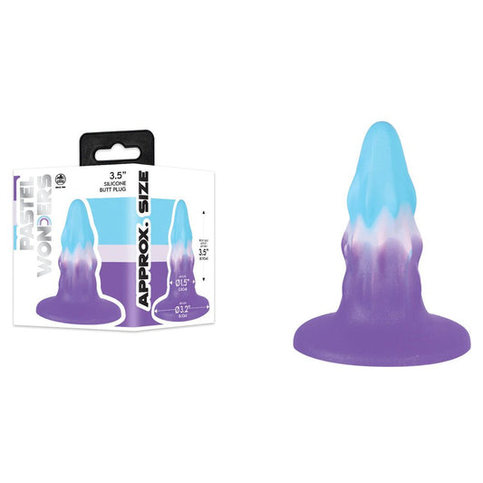 Pastel Wonders - 8.9 cm Silicone Butt Plug - 8.9 cm Butt Plug - Pleasure Den