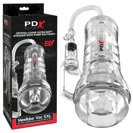 PDX Elite ViewTube Vac XXL Pump Stroker - Vagina Stroker with Suction Pump - Pleasure Den