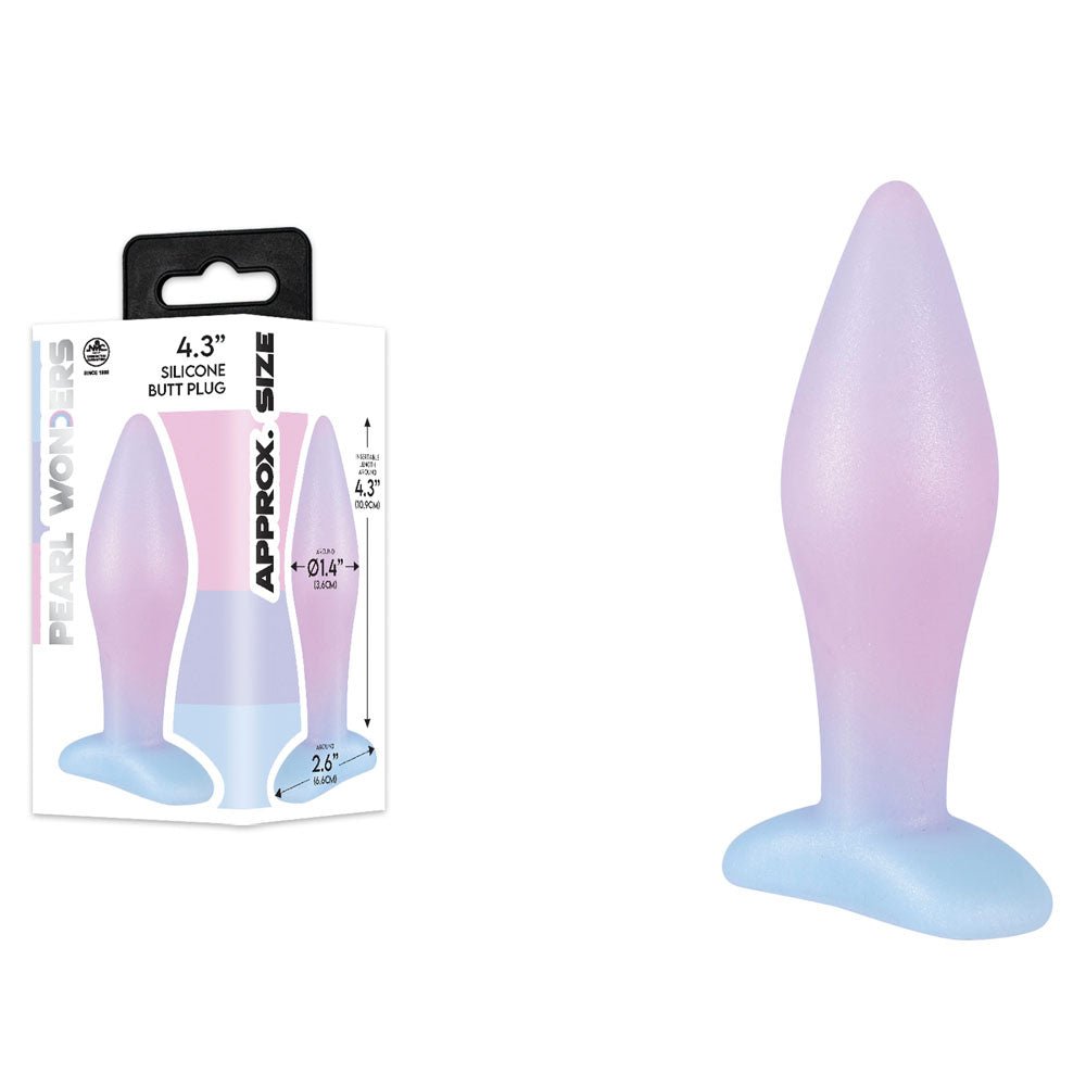 Pearl Wonders - Silicone Butt Plug - 10.9 cm Anal Plug - Pleasure Den