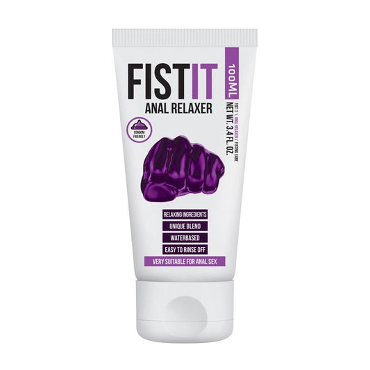 PHARMQUESTS Fist-It Anal Relaxer - 100ml - Water Based Relaxing Lubricant - 100 ml Tube - Pleasure Den