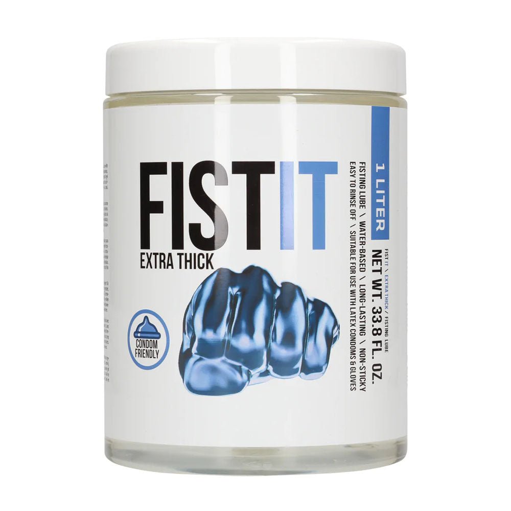 Pharmquests Fist-It Extra Thick - Thick Water Based Lubricant - 1000 ml Tub - Pleasure Den