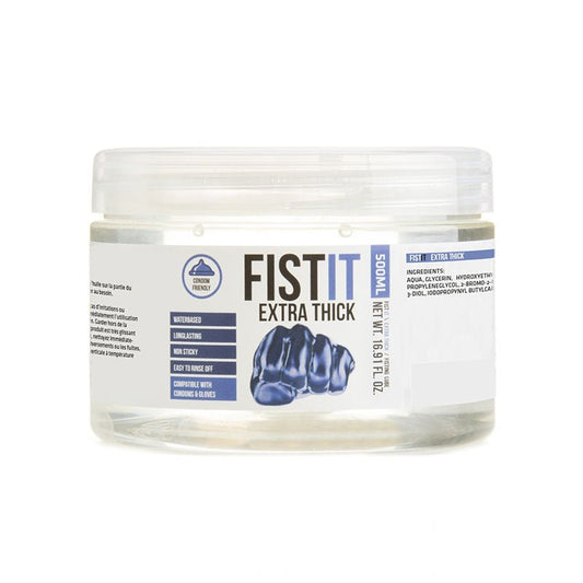 Pharmquests Fist-It Extra Thick - Thick Water Based Lubricant - 500 ml Tub - Pleasure Den