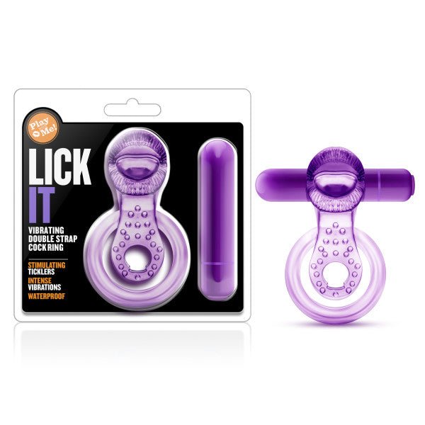 Play With Me - Lick It - Vibrating Cock & Ball Rings - Pleasure Den