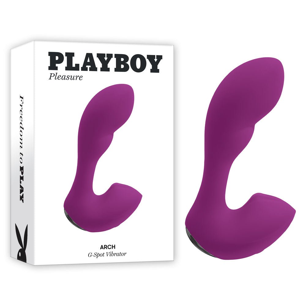 Playboy Pleasure ARCH - 14.1 cm USB Rechargeable G-Spot Vibrator - Pleasure Den