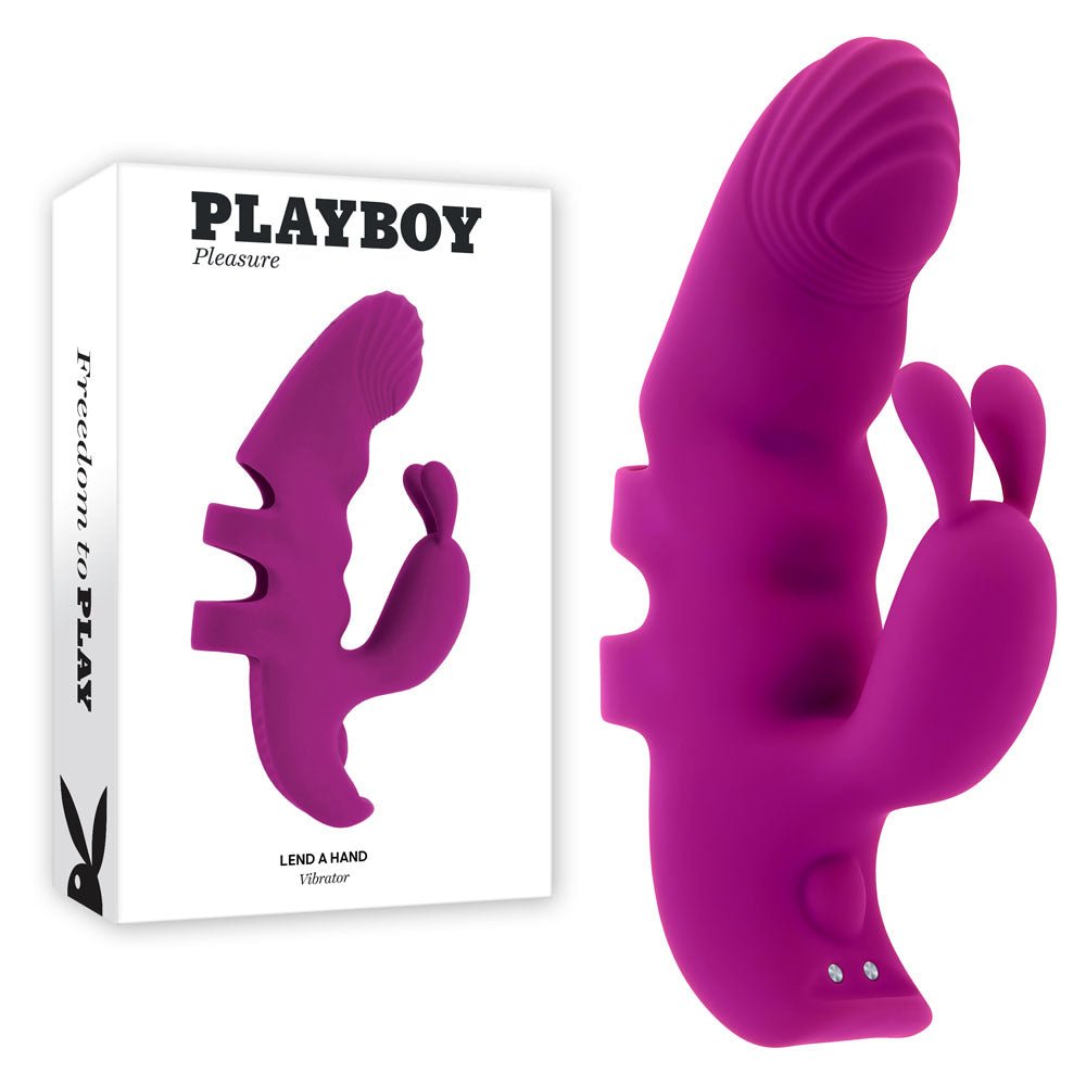 Playboy Pleasure LEND A HAND - USB Rechargeable Finger Vibrator - Pleasure Den