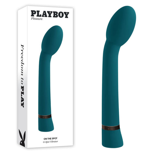 Playboy Pleasure ON THE SPOT - 21.6 cm USB Rechargeable G-Spot Vibrator - Pleasure Den