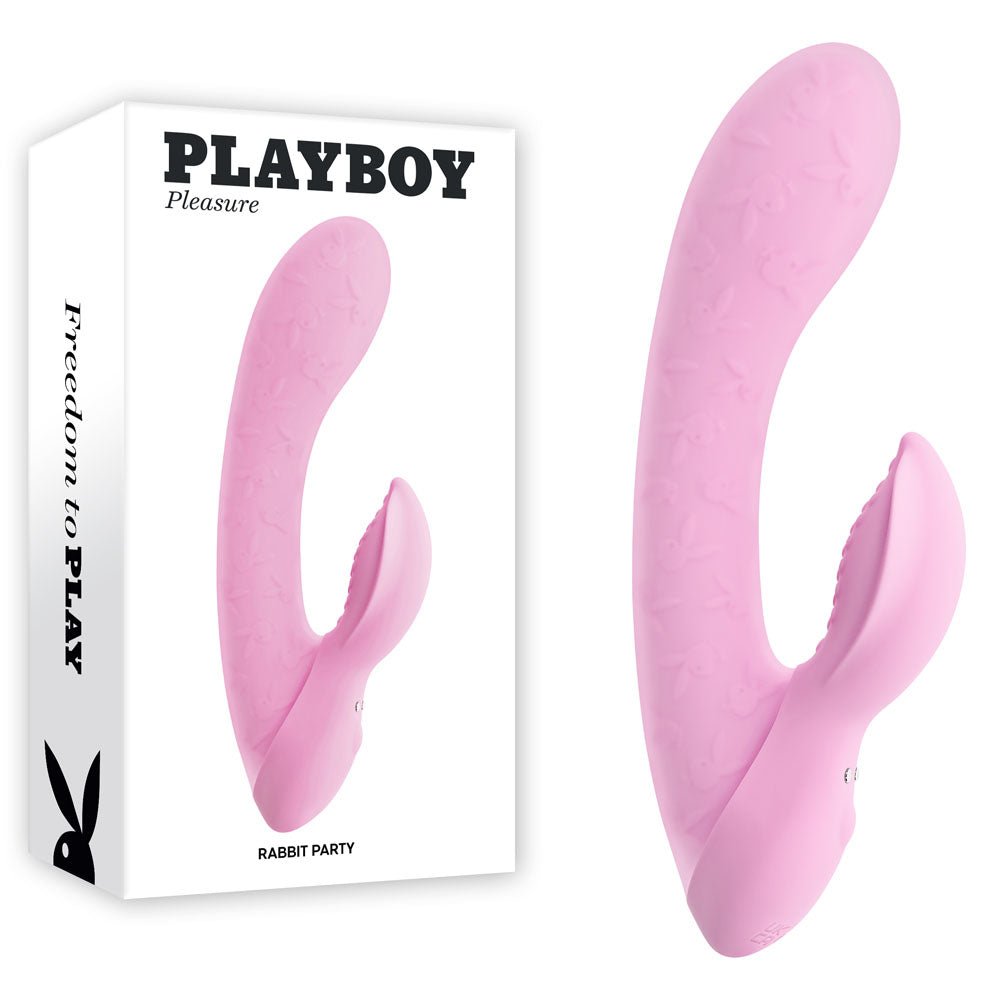 Playboy Pleasure RABBIT PARTY - 15.2 cm USB Rechargeable Rabbit Vibrator - Pleasure Den