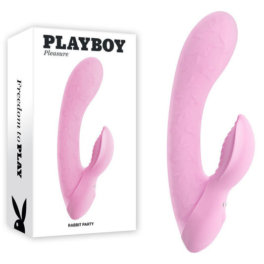 Playboy Pleasure RABBIT PARTY - 15.2 cm USB Rechargeable Rabbit Vibrator - Pleasure Den