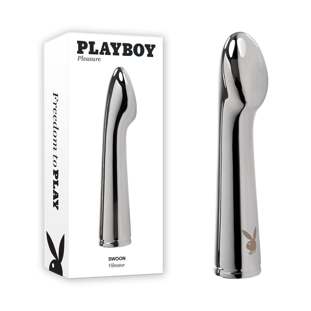 Playboy Pleasure SWOON - 14 cm USB Rechargeable Vibrator - Pleasure Den
