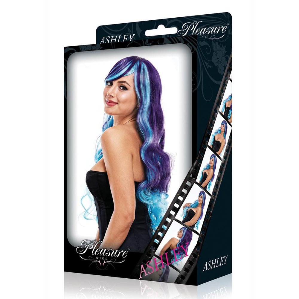 PLEASURE WIGS Ashley - Purple/Blue - Pleasure Den