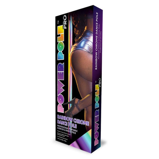 Power Pole Pro - Rainbow - Rainbow Chrome Dance Pole Kit - Pleasure Den