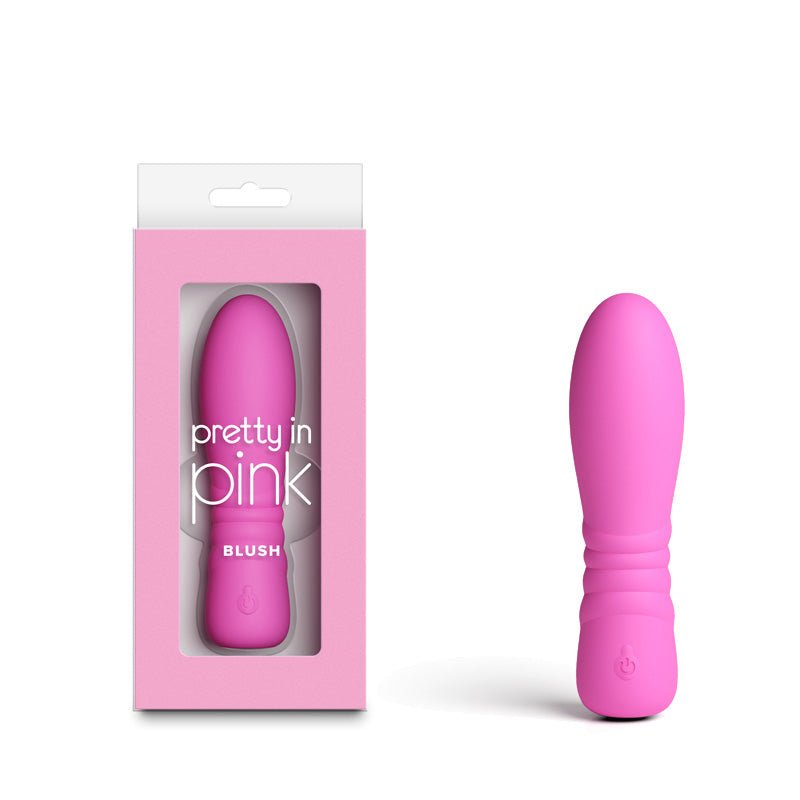 Pretty in Blush - 13 cm USB Rechargeable Vibrator - Pleasure Den