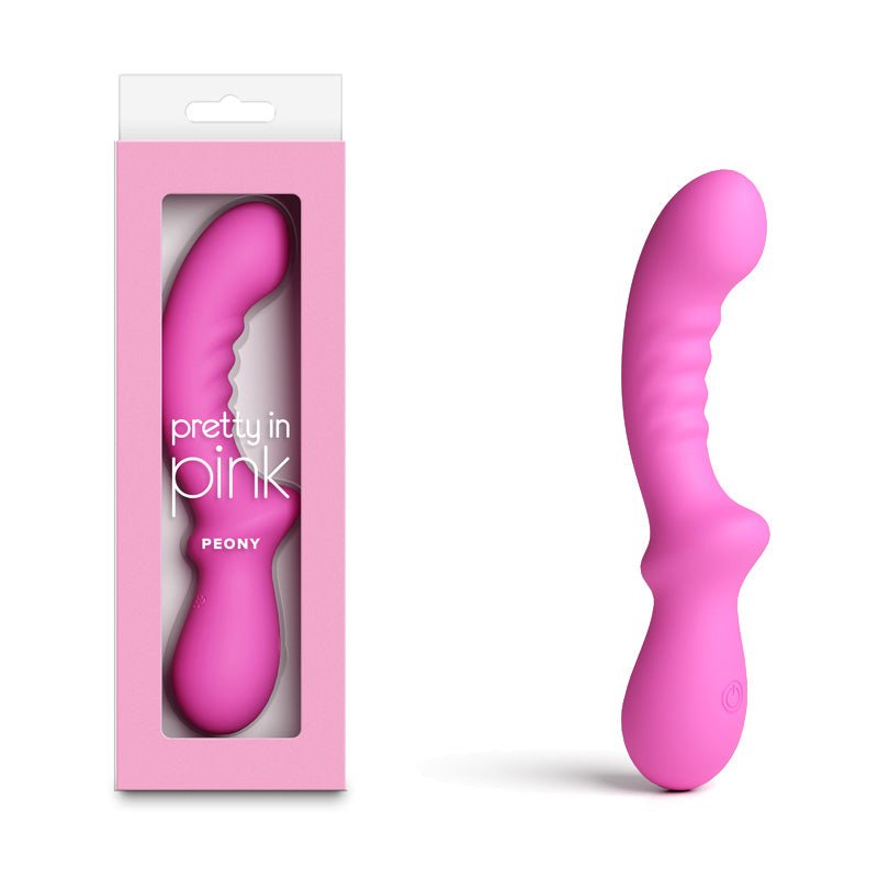 Pretty in Peony - 19.8 cm USB Rechargeable Vibrator - Pleasure Den