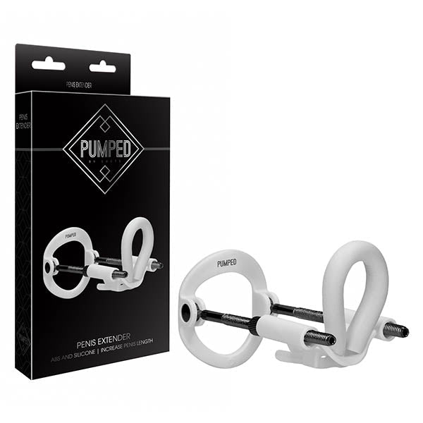 Pumped Penis Extender - White Penis Extender - Pleasure Den
