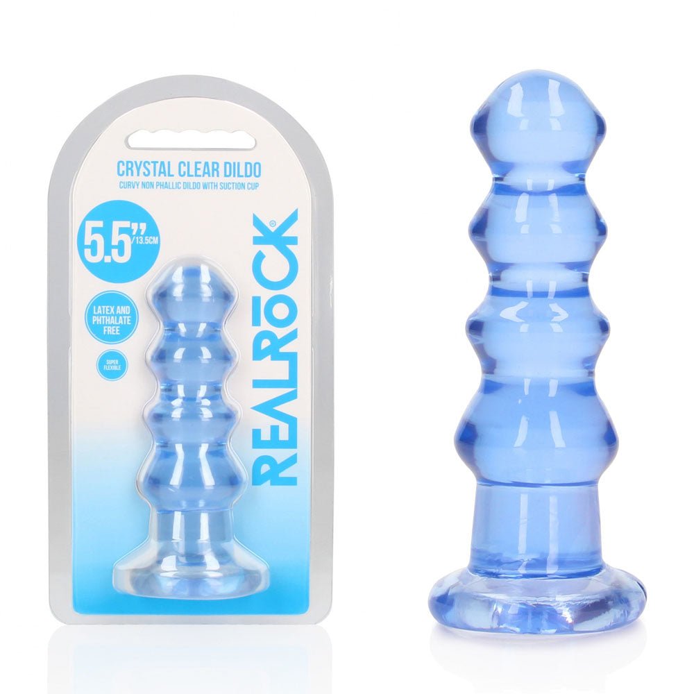 REALROCK 14 cm Curvy Anal Plug - 14 cm (4.5'') Butt Plug - Pleasure Den
