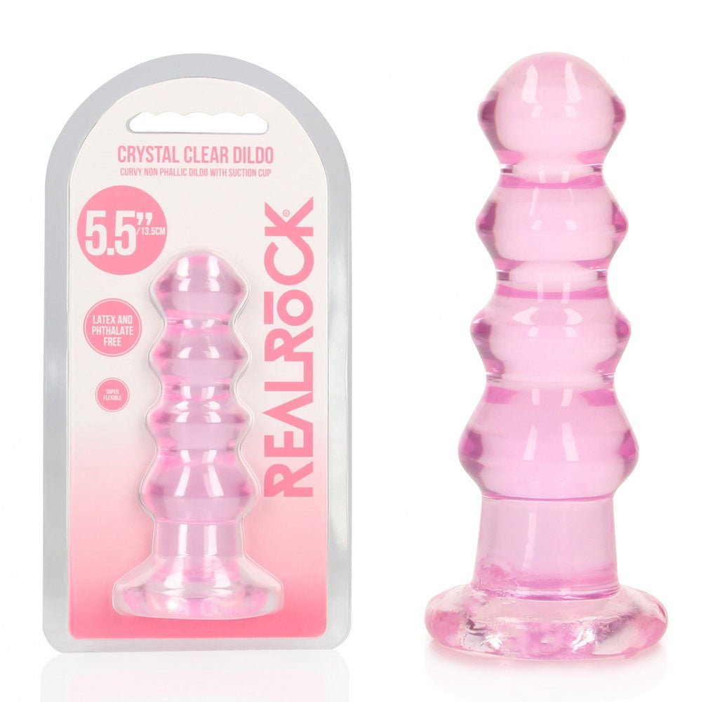 REALROCK 14 cm Curvy Anal Plug - 14 cm (4.5'') Butt Plug - Pleasure Den