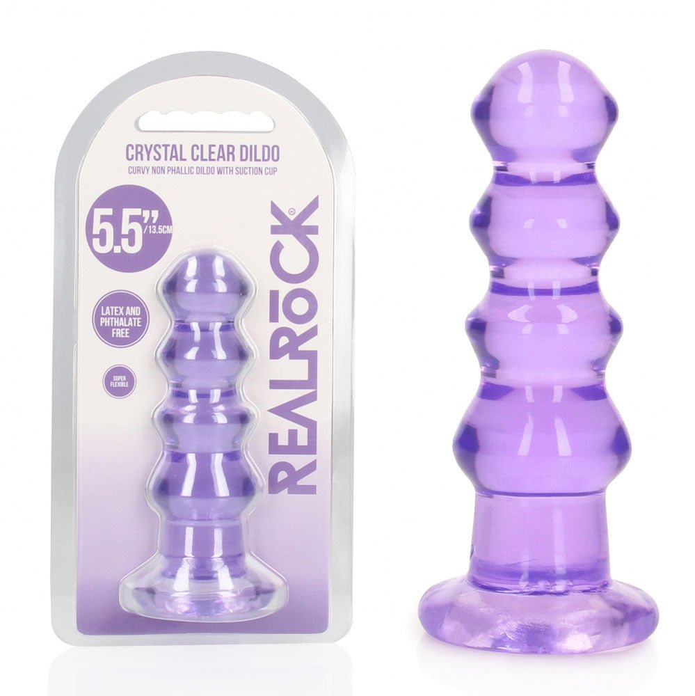 REALROCK 14 cm Curvy Anal Plug - 14 cm (4.5'') Butt Plug - Pleasure Den